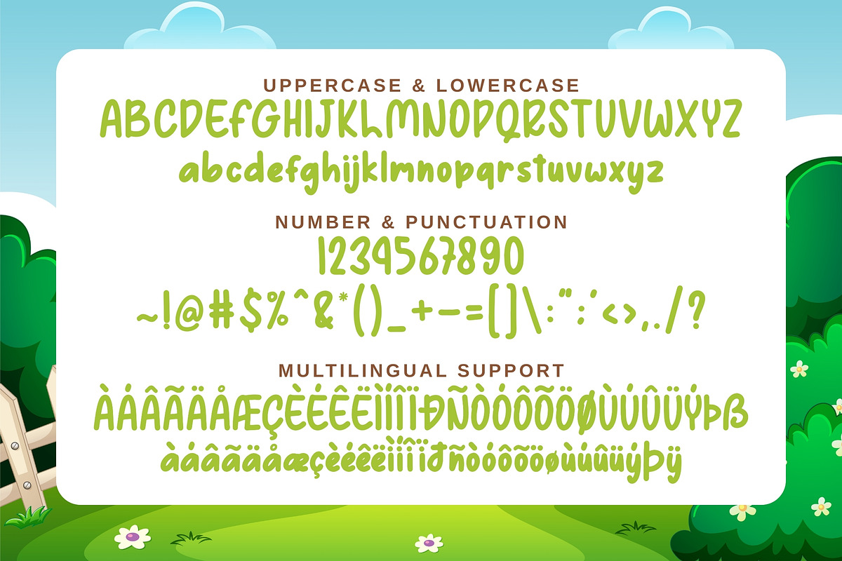 Cute Roliya – Fresh & Friendly Font, a Handwritten Font by socutefont (Photo 9 of 10)