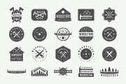 Set of vintage carpentry logos, a Branding & Logo Template by AkimD (Thumbnail 6 of 8)