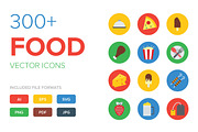 300+ Food Vector Icons, an Emoji Icon by Creative Stall (Thumbnail 1 of 5)