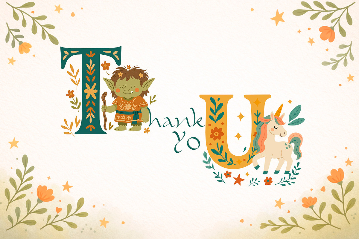 Folk Art: Fairy Tale Kids Alphabet, an Illustration by Astra Menta (Photo 9 of 9)