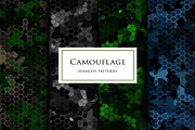 Hexagonal snakeskin futuristic camo, a Pattern Graphic by ArchonDigitalShop (Thumbnail 4 of 8)