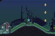 Spooky Cemetery - Platformer Tileset, a Graphic by LudicArts (Thumbnail 6 of 8)