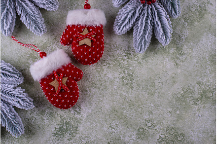 Festive Christmas background with, a Holiday Photo by Yulia Furman