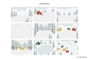 Winter season clipart, a Seasonal Illustration by LyubovZaytseva (Thumbnail 11 of 15)