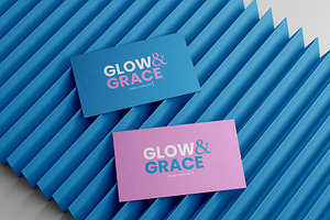 Business Card on Textured Paper