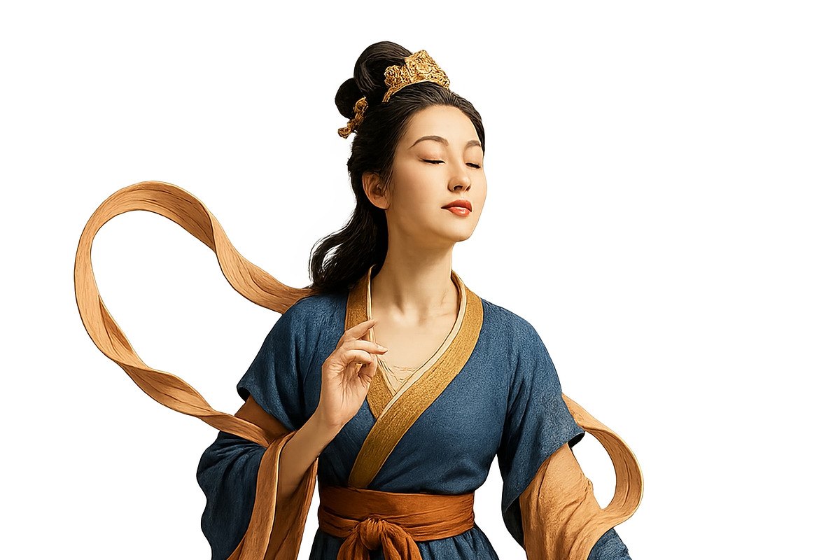 Mid autumn festival woman in traditi, an Illustration by Dvoevnore photos
