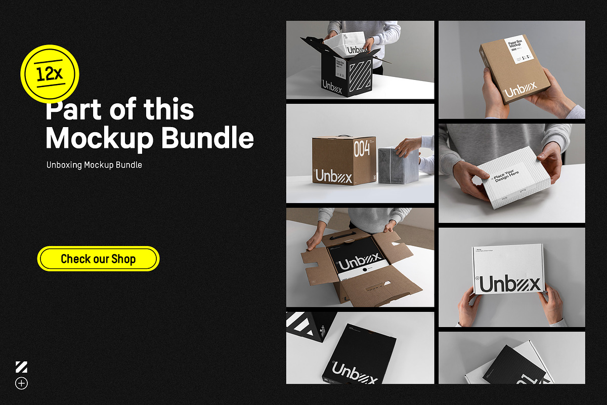 Packaging Unboxing Mockup, a Packaging Mockup by HAZARD MOCKUPS (Photo 8 of 9)