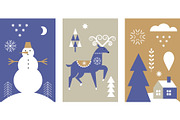 Scandinavian Christmas Elements, a Seasonal Illustration by lenlis (Thumbnail 3 of 9)