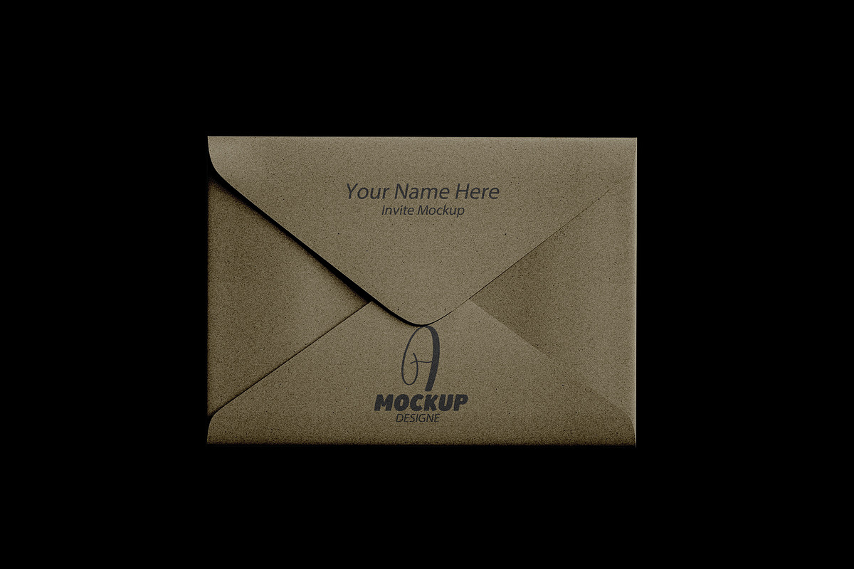 Envelope Mockup with Insert Card, an Advertising Mockup by pixelmock (Photo 12 of 22)