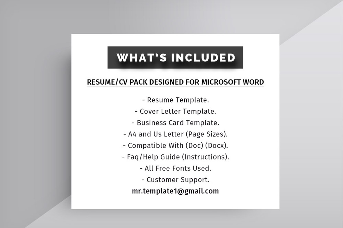 Resume/CV, a Resume Template by Mr-Template (Photo 4 of 5)