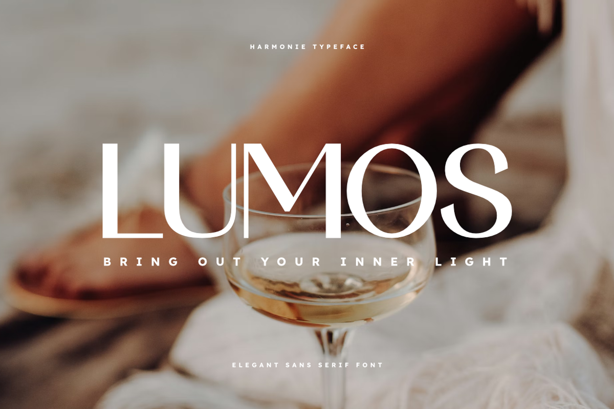 Harmonie | Elegant Modern Sans Serif, a Sans Serif Font by Masyafi Studio (Photo 7 of 8)