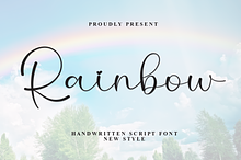 Rainbow | Script Font