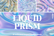 Liquid Metallic Iridescent Animation, a Graphic by LarysaZabrotskaya (Thumbnail 1 of 10)