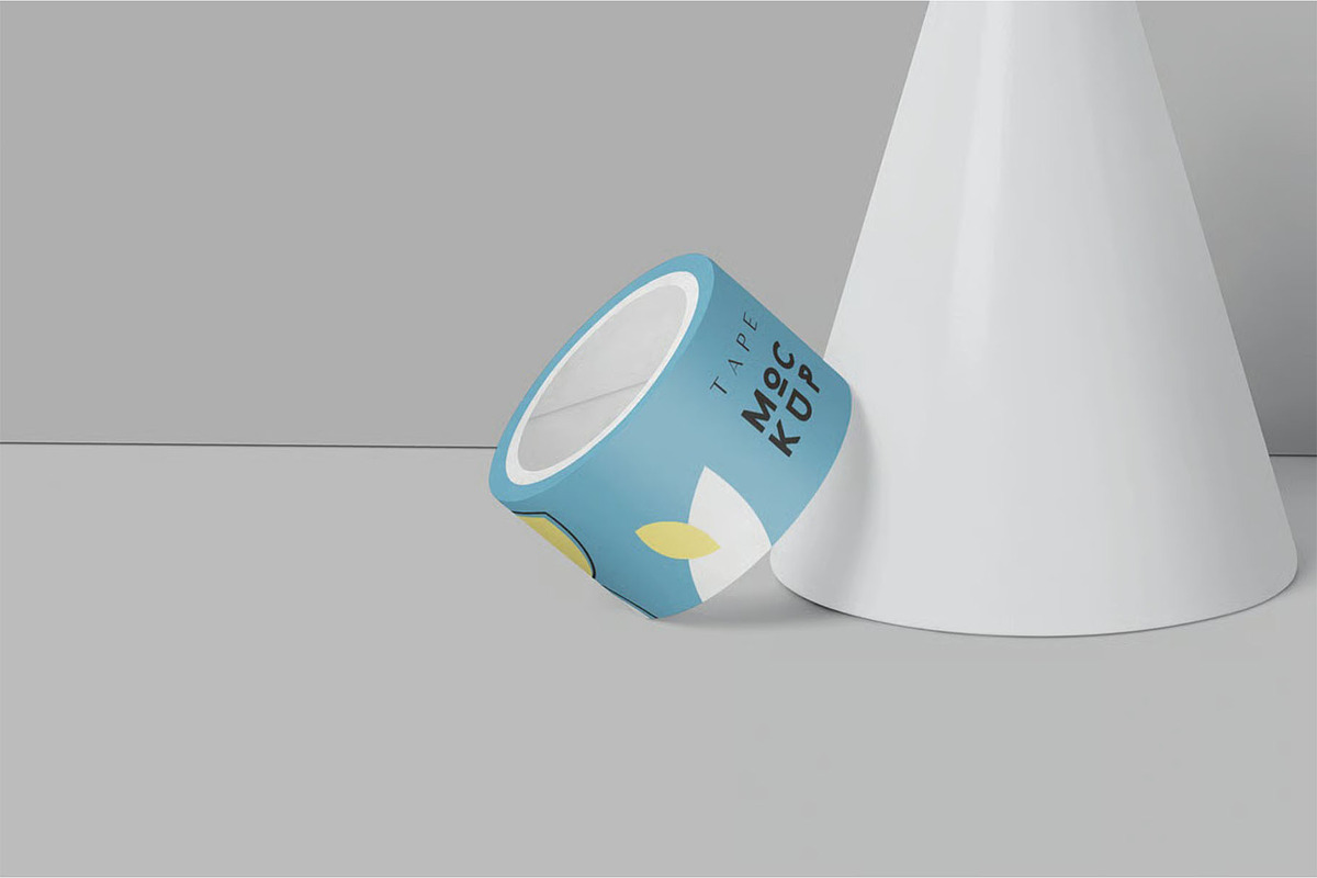 Small Packaging Tape Mockups, a Packaging Mockup by megostudi0 (Photo 5 of 6)