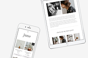 June - WordPress Theme for Bloggers, a WordPress Template by Coded Creative (Thumbnail 2 of 3)