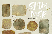 Rose Gold Glitter Shapes Bundle, a Texture Graphic by by creative paper (Thumbnail 40 of 47)