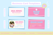 Pretty Pop Business Card Templates, a Card Template by Hell Yeah Designs (Thumbnail 4 of 8)