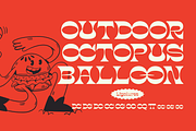 Grovine – Retro Groovy Display Font, a Serif Font by Namela Studio (Thumbnail 3 of 10)