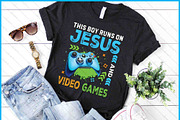 This Boy Runs On Jesus And VideoGame, a Graphic by Creativeusart (Thumbnail 1 of 4)
