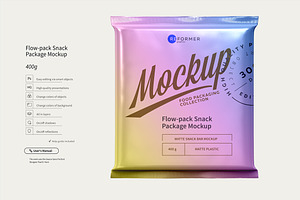 Flow-pack Snack Bar Mockup