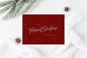 7x5 Christmas Card Mockup, P05, a Product Mockup by FOXIMIDesign (Thumbnail 4 of 6)
