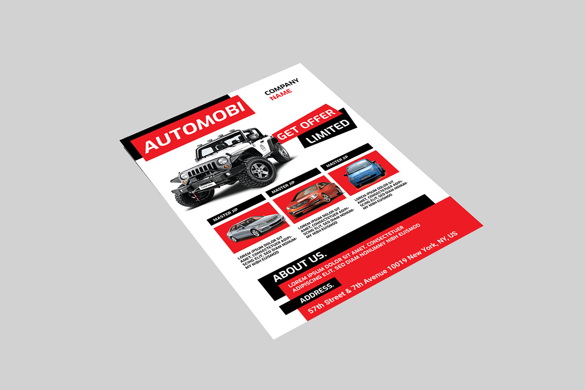 Automobi Promotional Flyer, a Flyer Template by PenciGraphics (Photo 3 of 3)