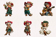 Western Grandma Clipart Bundle, a Seasonal Illustration by CreationArt (Thumbnail 4 of 7)