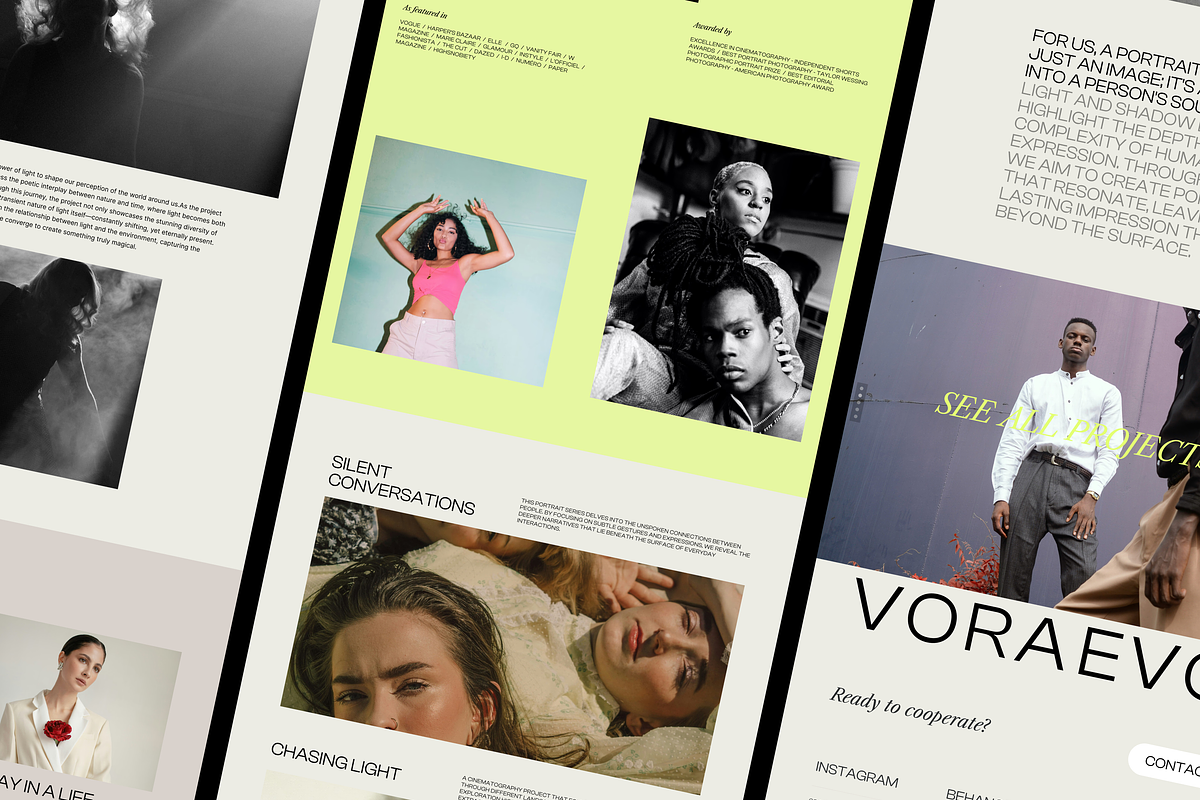 EVORA Artist's Website | Framer, a Landing Page Template by bujadesign.com (Photo 2 of 4)