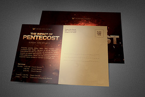 Impact Of Pentecost Church Postcard