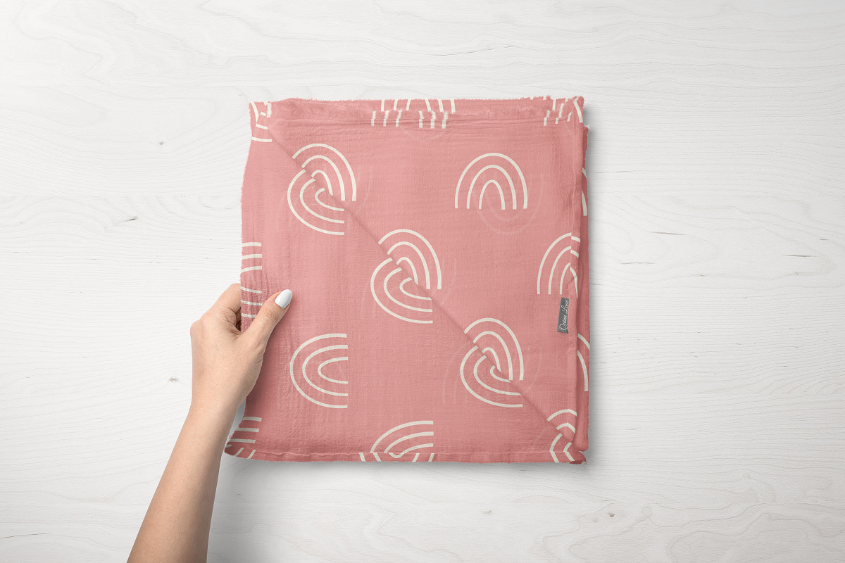 Pink Rainbow Surface Patterns, a Pattern Graphic by Quinn Lane Designs (Photo 4 of 6)