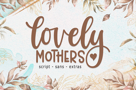 Lovely Mothers | Lovely Font Duo