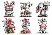 Whimsical Spring Singpost Clipart, an Illustration by Daily.Designs (Thumbnail 6 of 8)