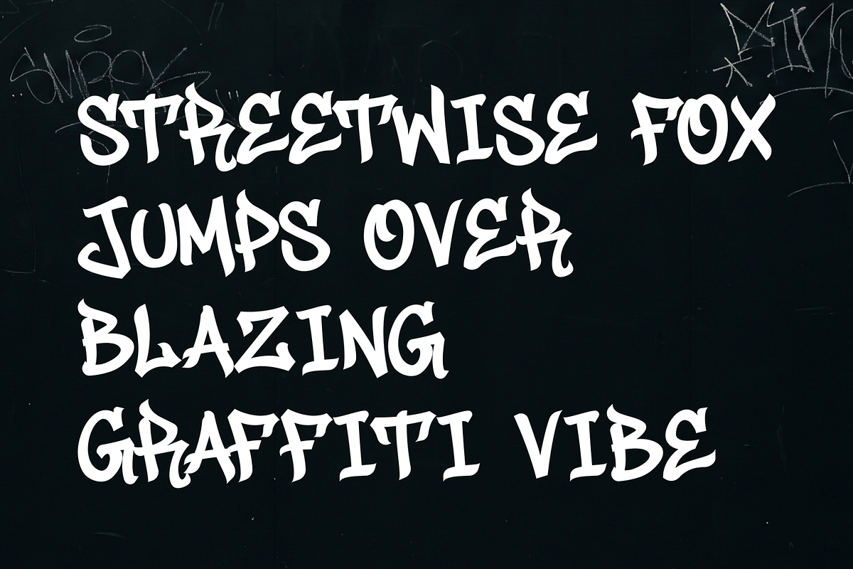 Junky Style - Freestyle Graffiti, a Handwritten Font by figuree studio (Photo 6 of 8)