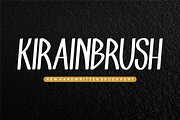 Kirainbrush Handwritten Font, a Handwritten Font by brahamb_design (Thumbnail 1 of 5)