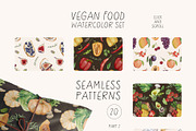 VEGAN FOOD watercolor set, a Food Illustration by Yuliia Lashevska (Thumbnail 13 of 14)