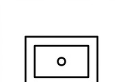 42 Minimal Bedroom Essentials Icons, an Outline Icon by adenpinkstore (Thumbnail 2 of 12)