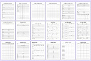 Ultimate Planner Sheets Bundle Canva, a Stationery Template by Mustafiz (Thumbnail 7 of 9)