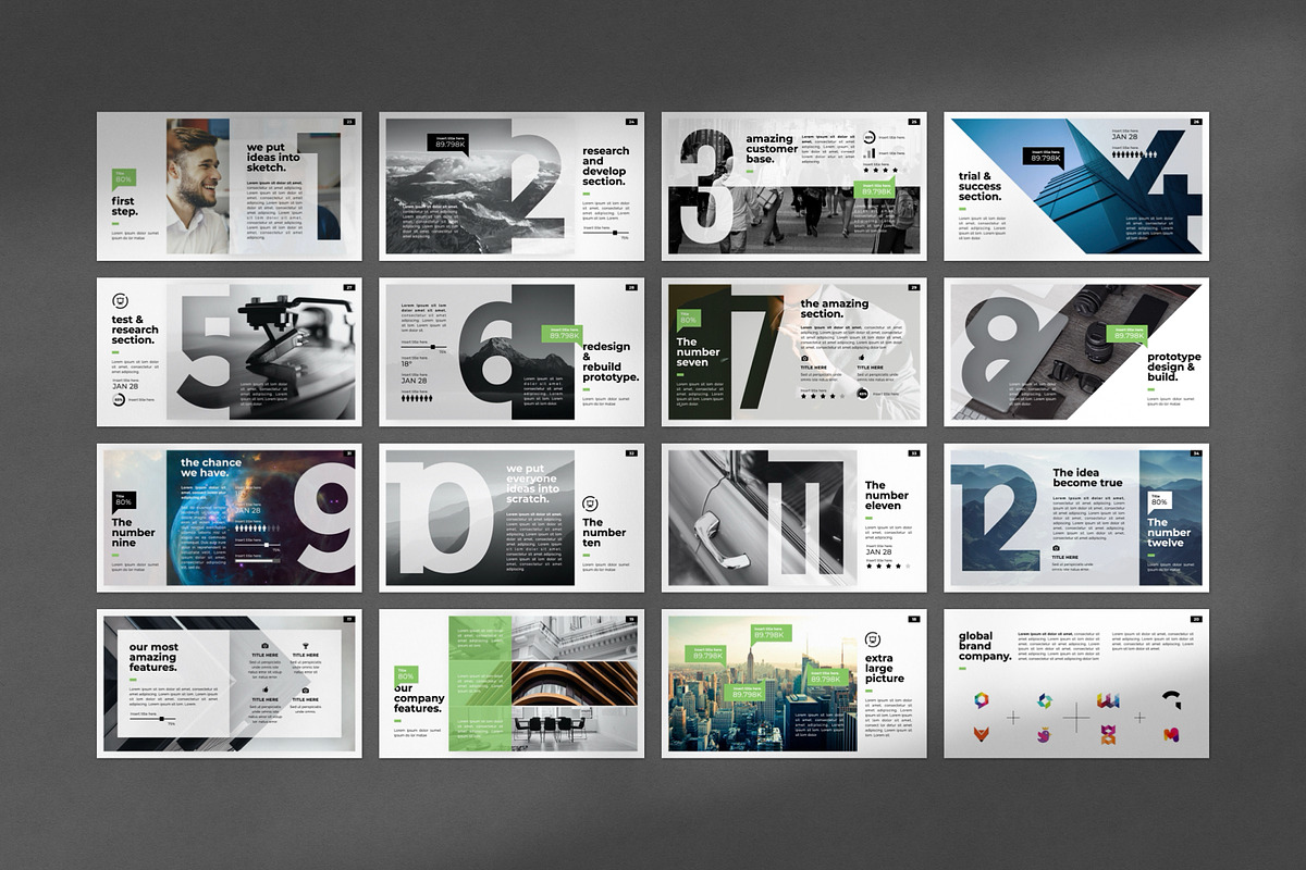 Shine PowerPoint Template, a Presentation Template by Creathrive Design (Photo 6 of 6)