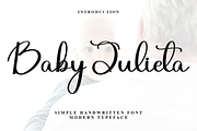 Baby Julieta, a Handwritten Font by InermediaSTUDIO (Thumbnail 1 of 7)
