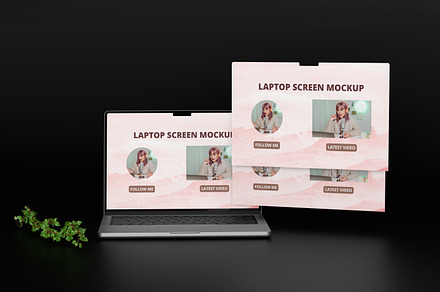 LAPTOP SCREEN MOCKUP