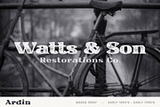 American Vintage Font Bundle, a Sans Serif Font by Parker Creative (Thumbnail 5 of 11)