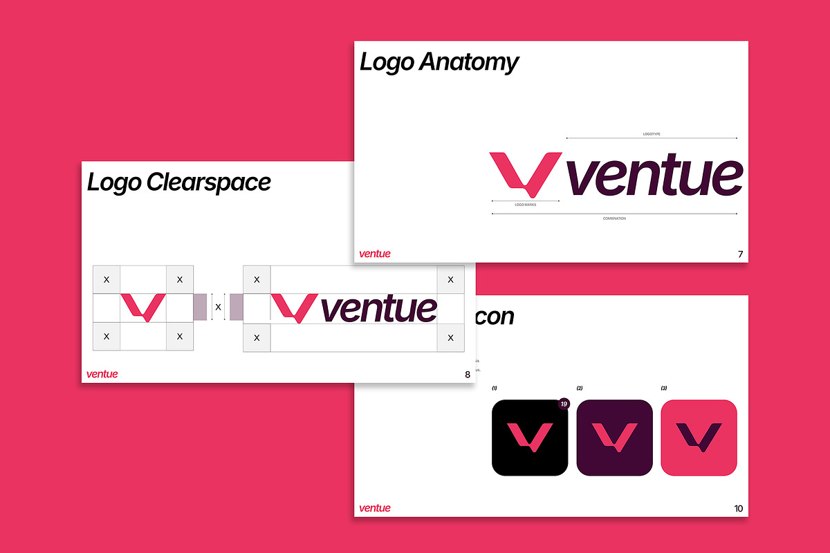 Ventue - Brand Guidelines, a Branding & Logo Template by Templeste (Photo 5 of 7)