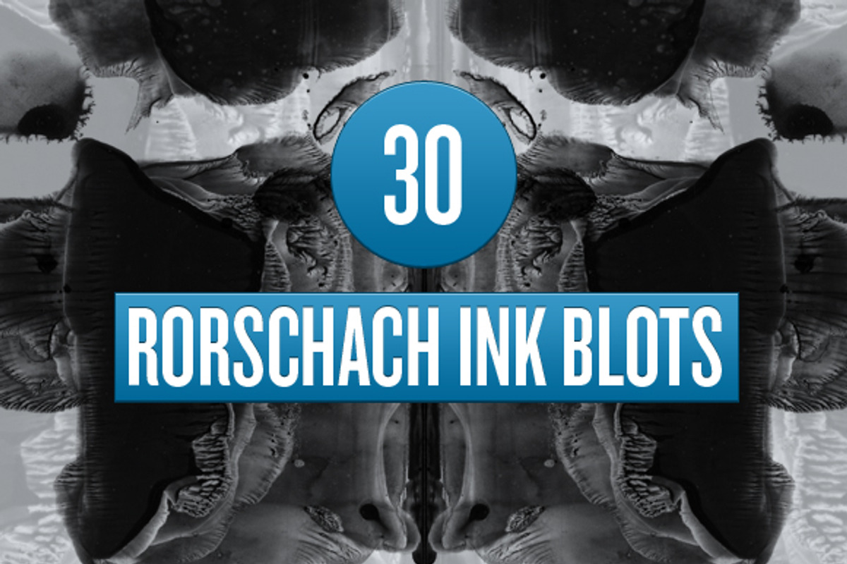 RORSCHACH INK BLOT PHOTOSHOP BRUSHES, a Brush Add-On by jeffportaro (Photo 1 of 2)