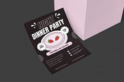 Dinner Night Party Invitation, an Invitation Template by Esensifiksi.studio (Thumbnail 2 of 2)