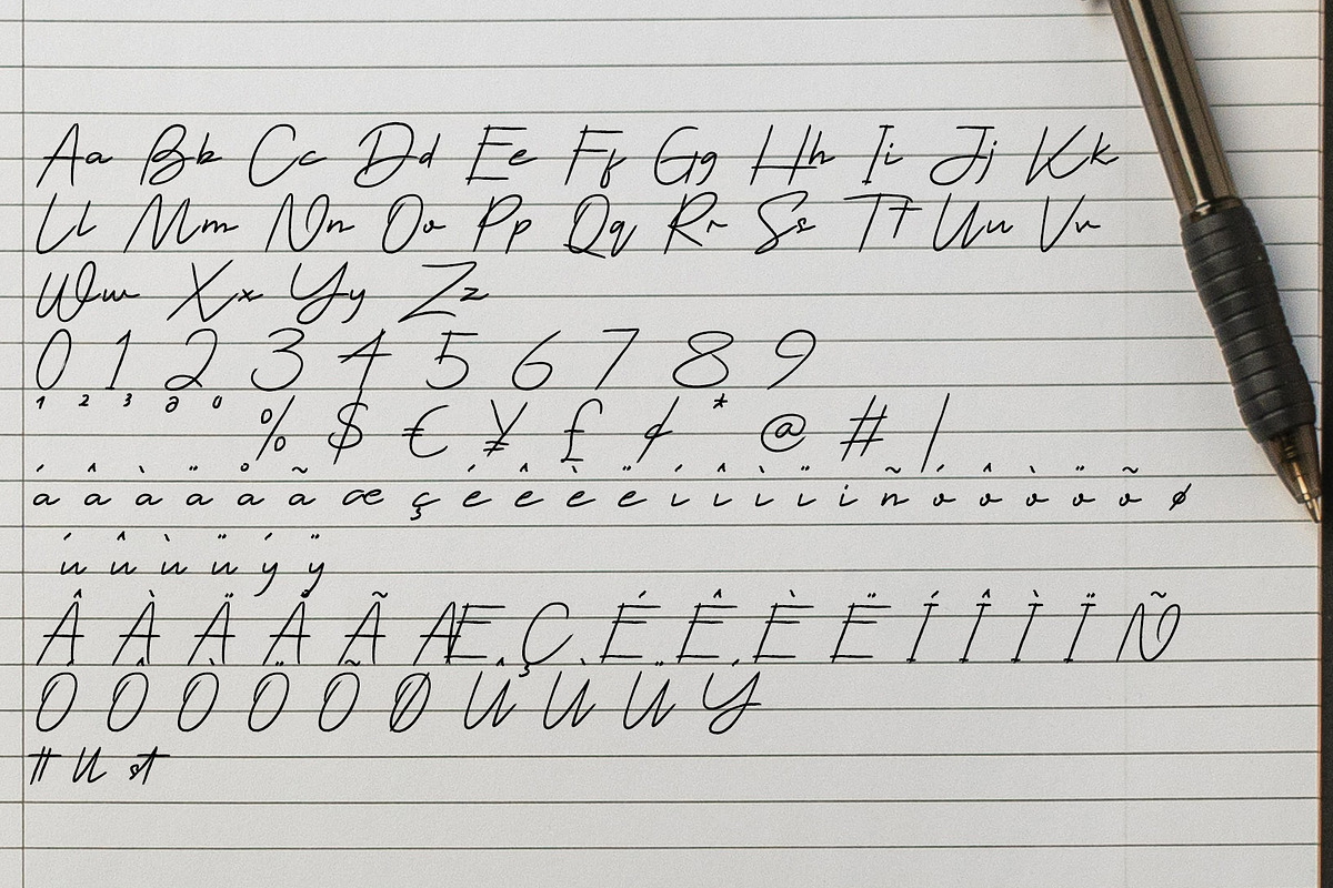 Corethan Font | 4 Fonts + Dingbats, a Handwritten Font by Jadatype.id (Photo 11 of 12)