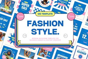 120 Fashion Modern Instagram Pack