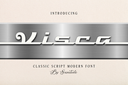 Visca - Vintage Script Font, a Script Font by Sronstudio (Thumbnail 1 of 13)