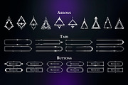 Dark Fantasy UI Set, an Object Illustration by Olga Ryzychenko (Thumbnail 8 of 10)