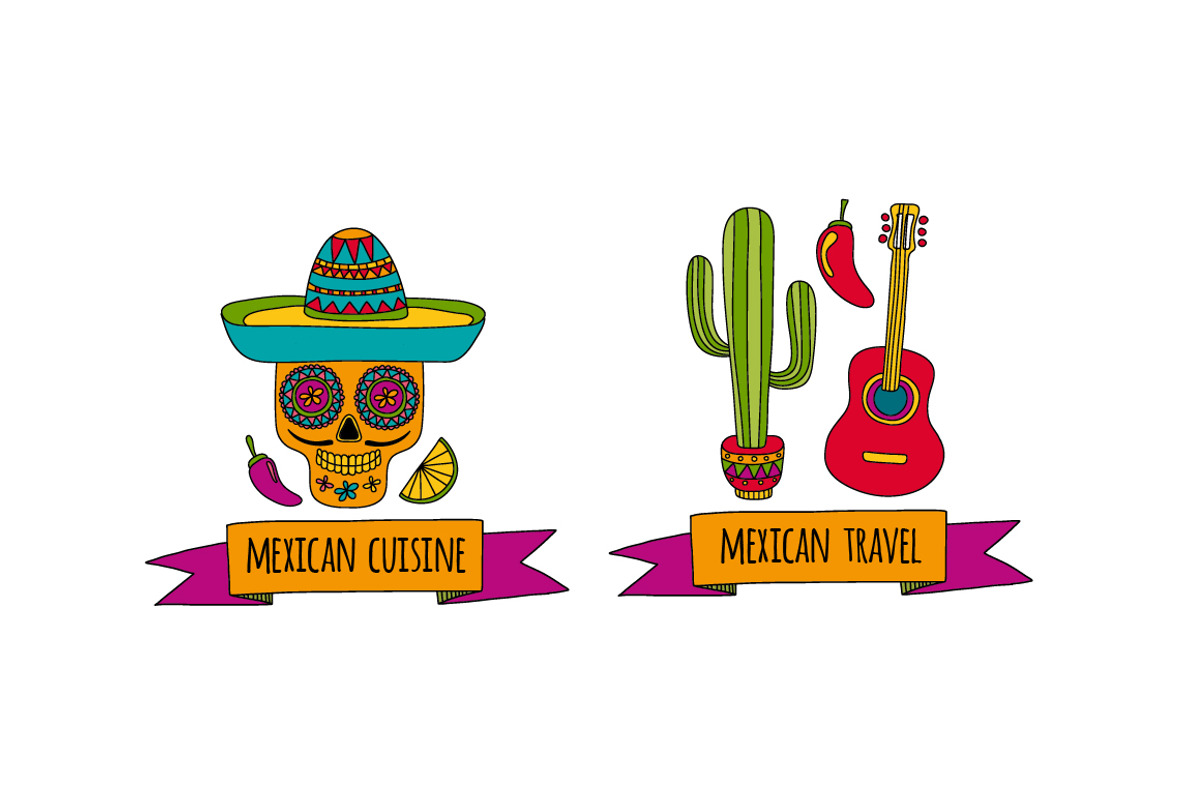 Vector Mexico icons, a Pattern Graphic by Art Loft (Photo 6 of 7)