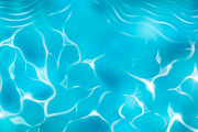 Blue pool water background. Ocean, a Texture Illustration by art PVP - market (Thumbnail 2 of 3)